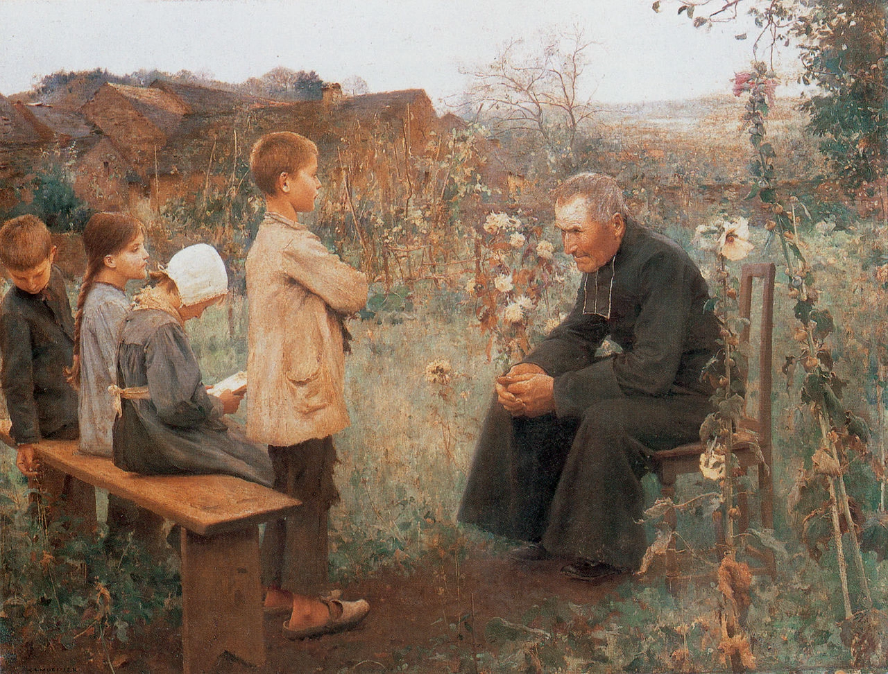 La lezione di catechismo - Musée des beaux, arts et d'archéologie de Besançon